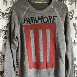 Paramore FBR fleece crew neck. Fits a size XL women’s